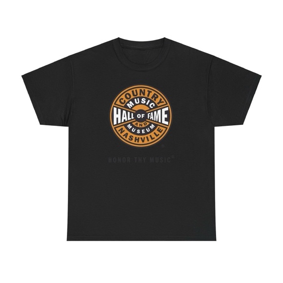 Gildan Other - Men 100% Cotton Black Country Music Hall of Fame Nashville T-Shirt Size Large